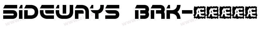 Sideways BRK字体转换